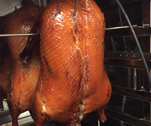 The Peking Duck is made right in our kitchen!